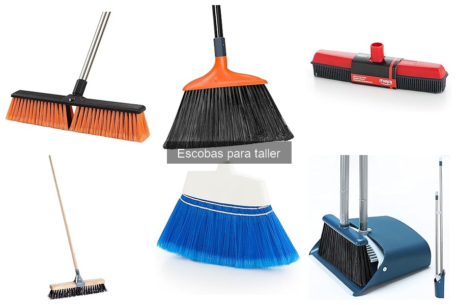 ** Comparativa: Escobas de cerdas naturales vs. sintéticas