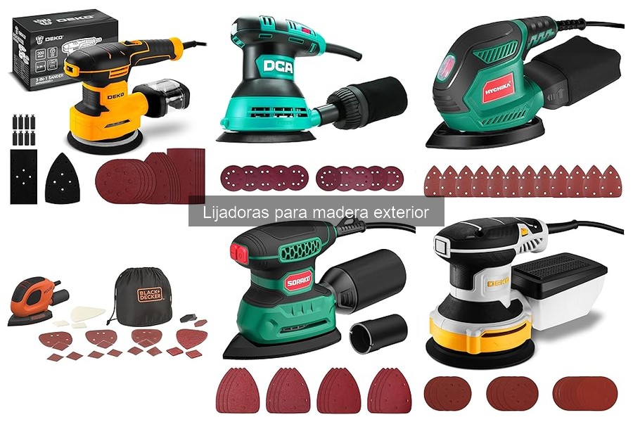 Comparativa: Lijadoras Orbitales vs de Banda para Madera