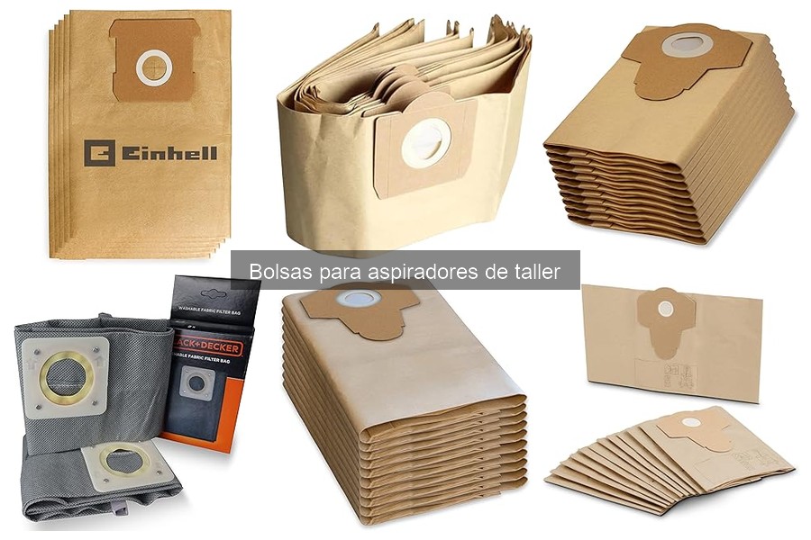 Comparativa precios bolsas aspiradores de taller 2023