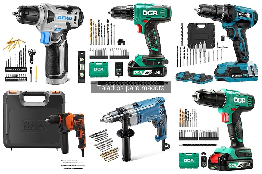 Comparativa: Taladros de Percusión vs. Batería para Madera