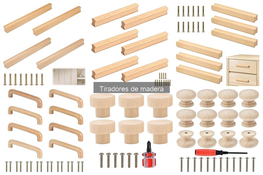 Comparativa: Tiradores de Madera vs. Metal y Plástico