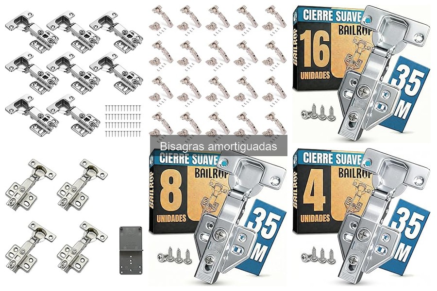 Configuración de Bisagras Amortiguadas para Puertas Pesadas