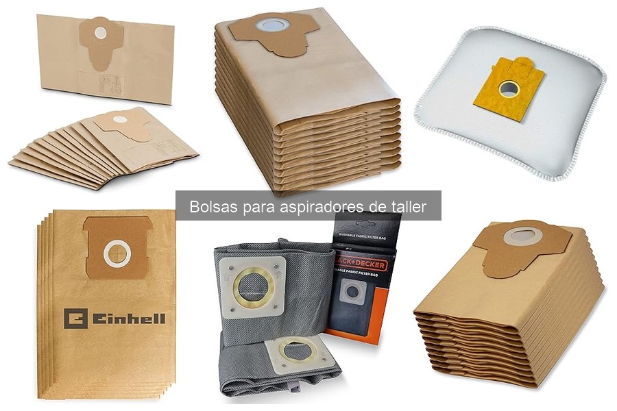 Consejos para Reutilizar Bolsas de Aspiradores de Taller