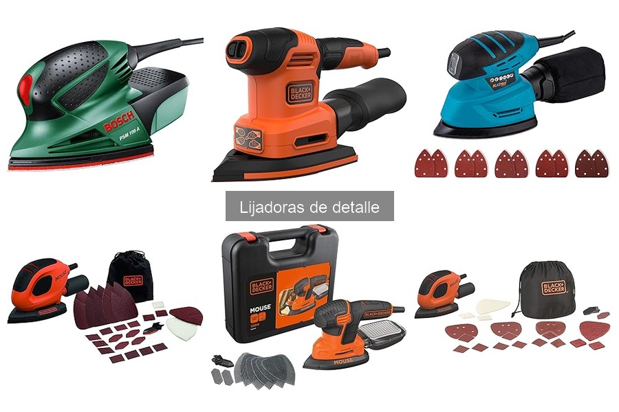 Consejos para usar lijadoras de detalle en madera