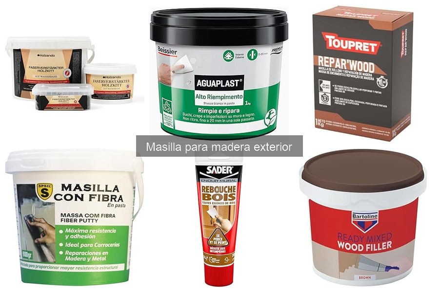 ¿Cuándo usar masilla para madera exterior? Guía práctica