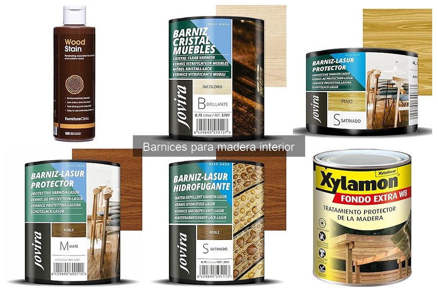 ¿Cuánto tarda en secar el barniz para madera interior?