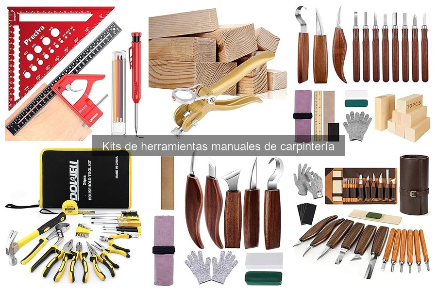Descubre qué incluye un kit de herramientas manuales de carpintería