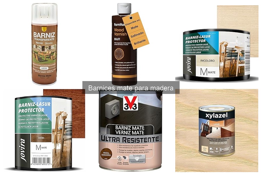 Diferencias entre barniz mate y brillante para madera