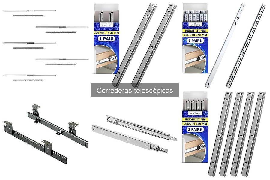 Dónde comprar correderas telescópicas al mejor precio