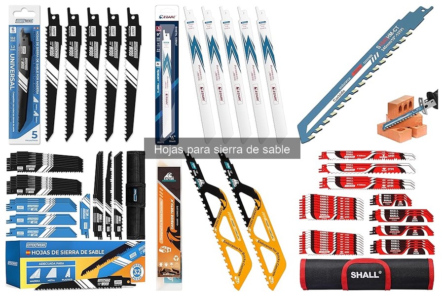 ¿Dónde comprar hojas para sierra de sable?
