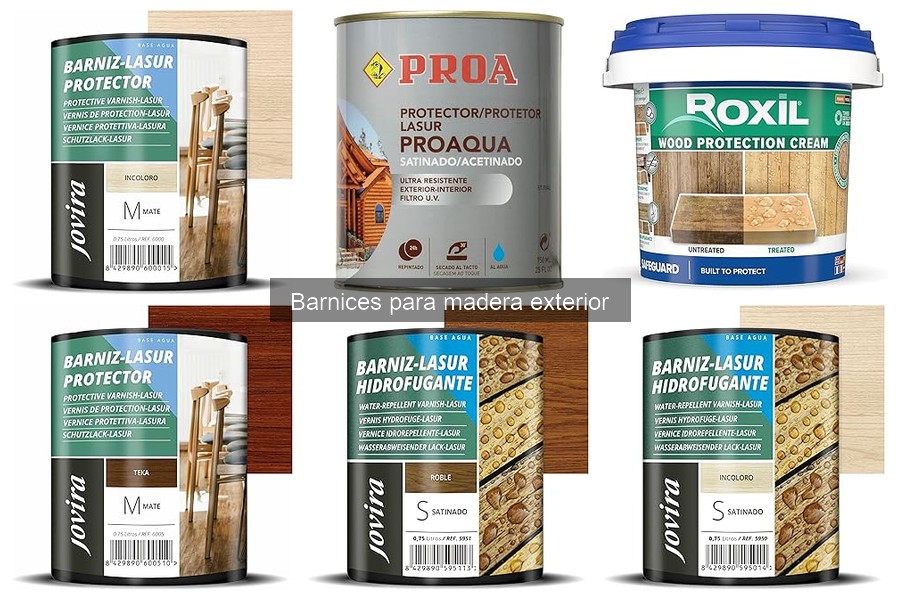 Efectos del sol en el barniz para madera exterior