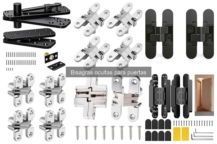 Elige la bisagra oculta perfecta para tu puerta