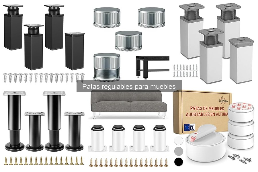Errores comunes al elegir patas regulables para muebles