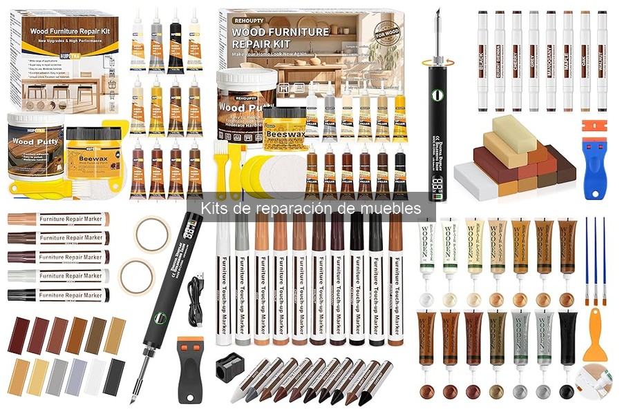 Errores comunes al usar kits de reparación de muebles