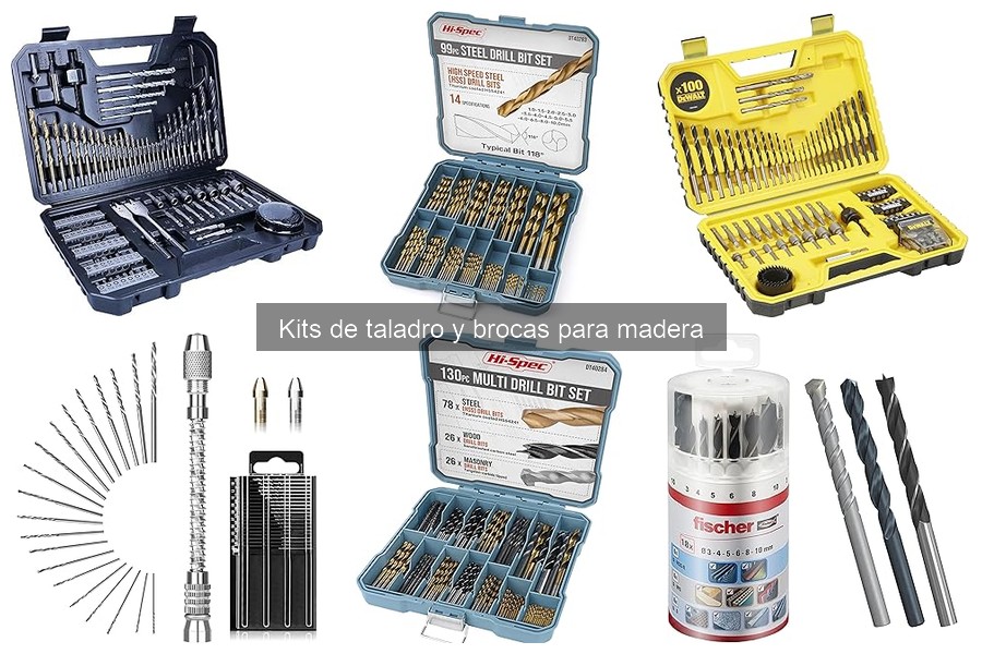 Errores comunes al usar kits de taladro y brocas para madera
