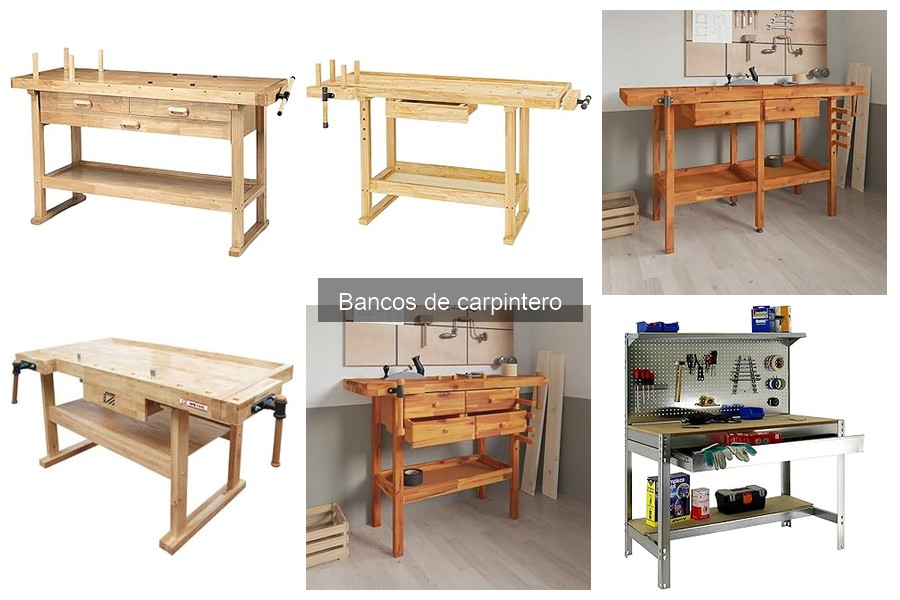 Estilos de bancos de carpintero para decorar tu taller