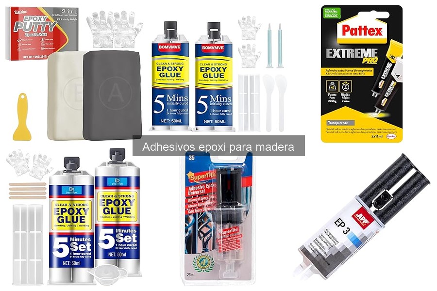 Guía de compra de adhesivos epoxi para madera