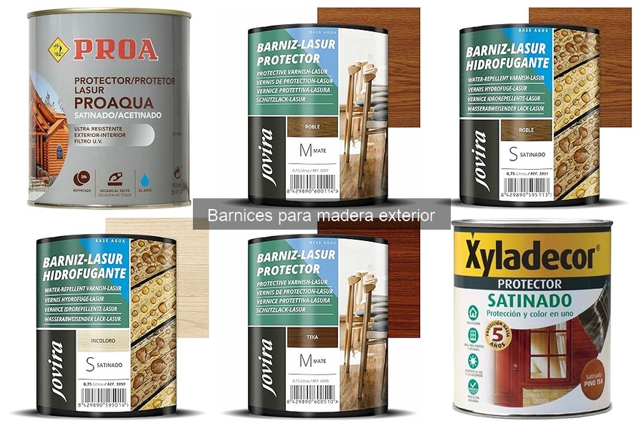 Guía de compra de barnices para madera exterior
