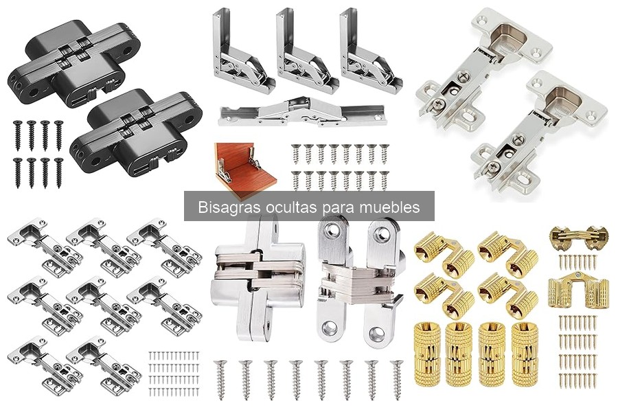 Guía de compra de bisagras ocultas para muebles