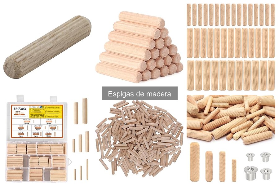 Guía de compra de espigas de madera para tus proyectos