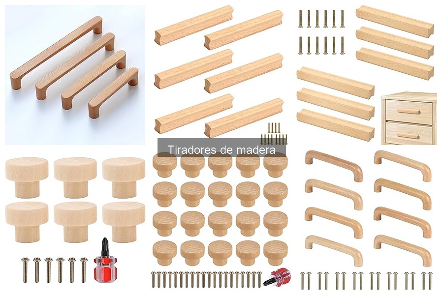 Guía de compra de tiradores de madera para tus muebles