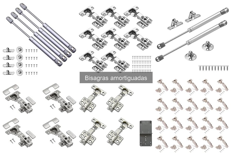 Guía para elegir bisagras amortiguadas para muebles