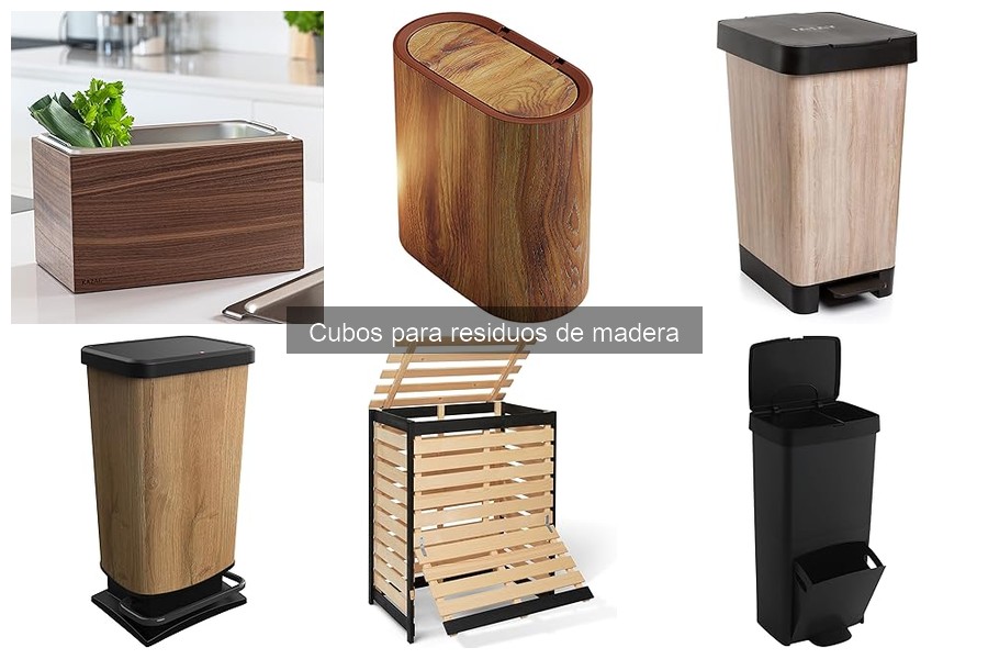 Guía para elegir el cubo para residuos de madera ideal