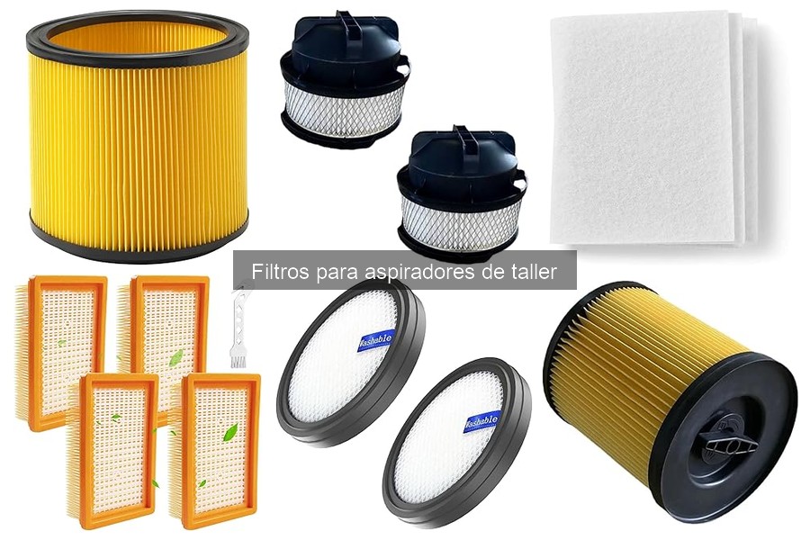 Guía para elegir el filtro perfecto para tu aspirador de taller