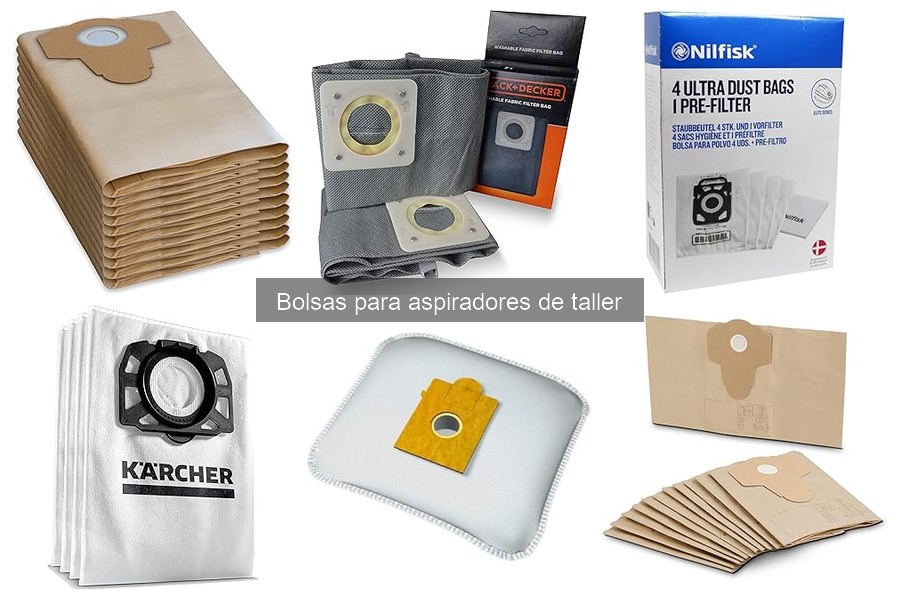 ** Guía para elegir la bolsa adecuada para tu aspirador de taller