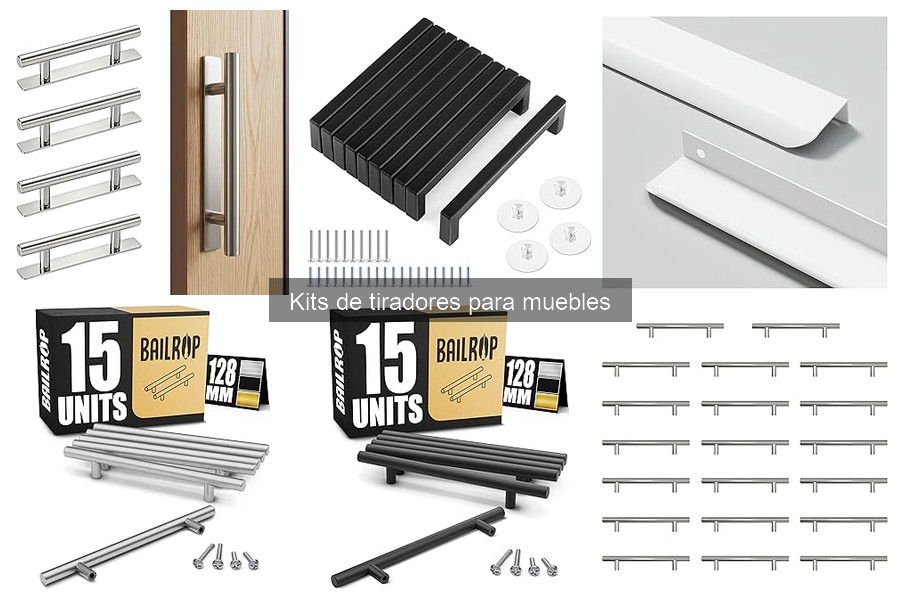 Guía para instalar un kit de tiradores para muebles