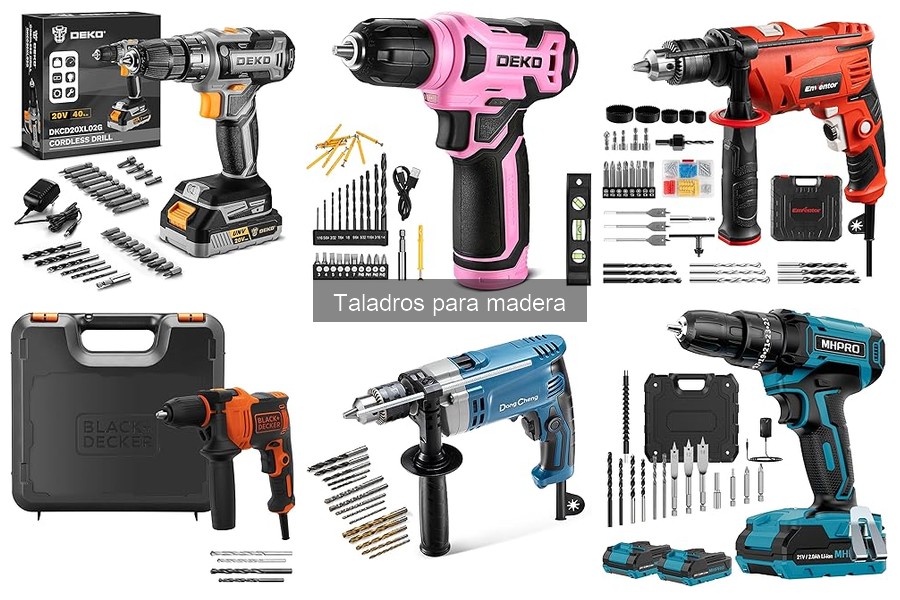 Las mejores características de un taladro para madera
