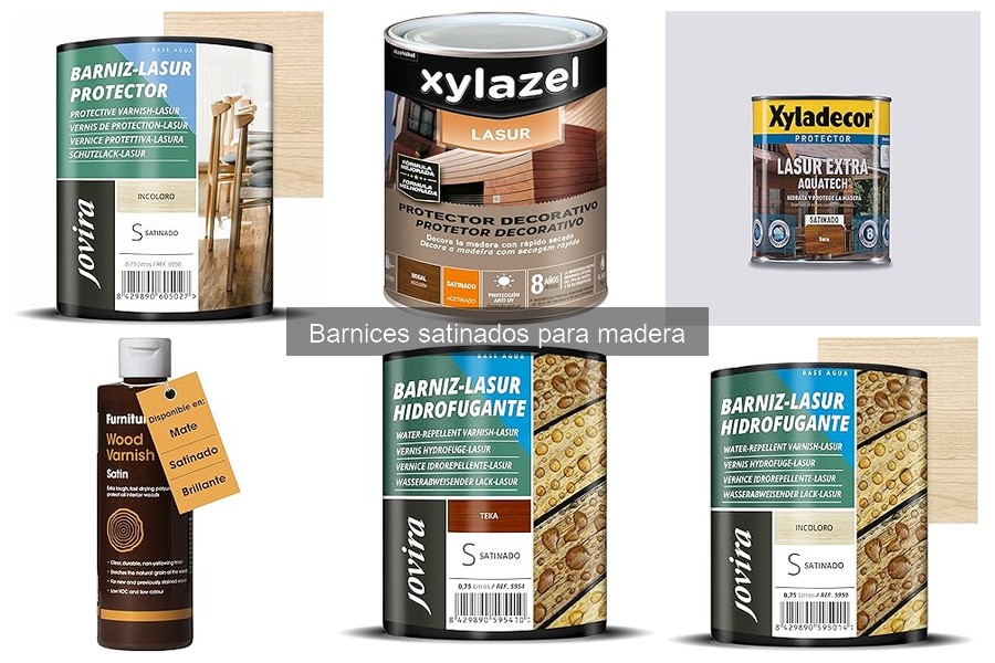 Los barnices satinados más duraderos para madera