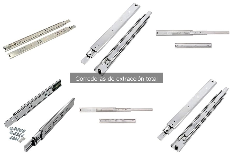 Mantenimiento adecuado de correderas de extracción total