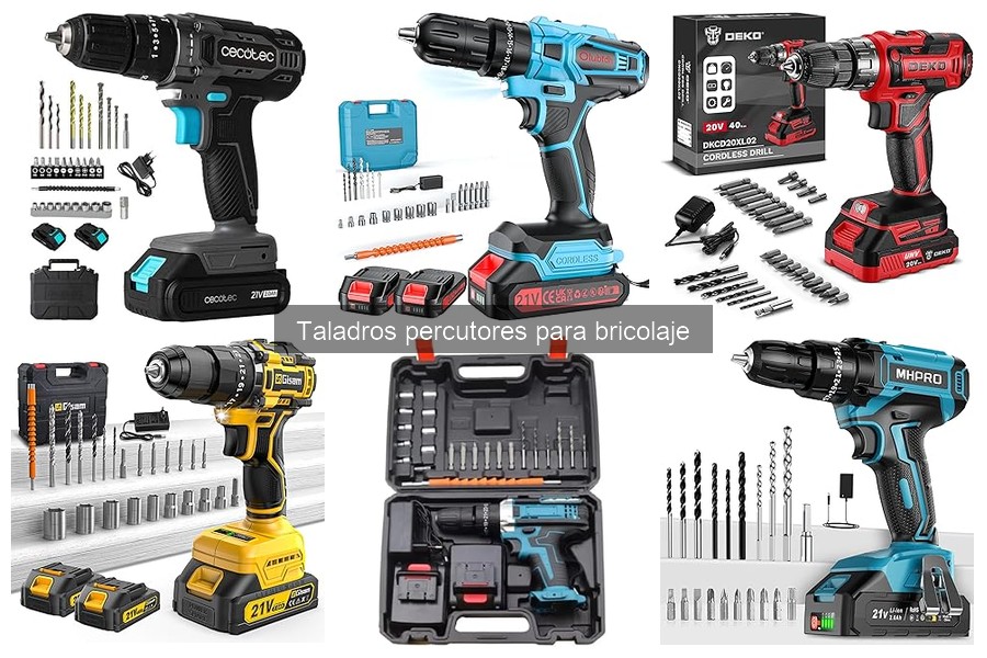 Mantenimiento esencial de taladros percutores para bricolaje