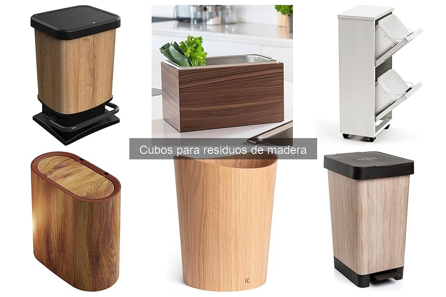 Mantenimiento y cuidado de cubos para residuos de madera