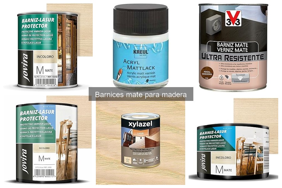 Mantenimiento y limpieza del barniz mate en madera