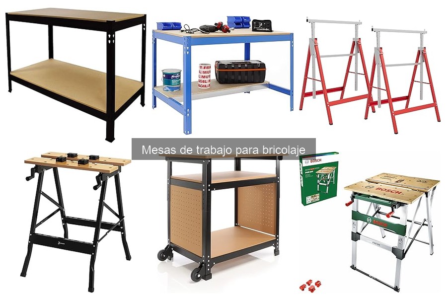 Medidas ideales para mesas de trabajo de bricolaje