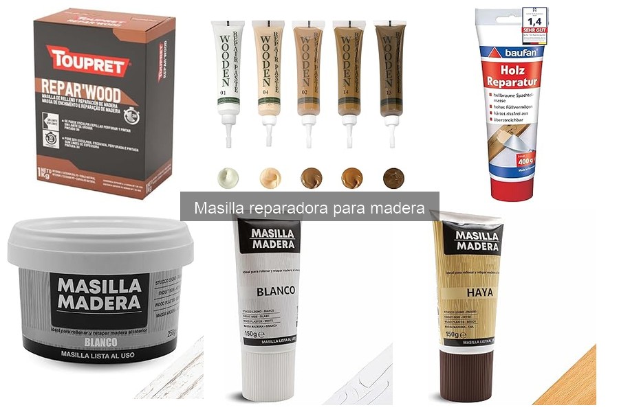 Mejor masilla reparadora para madera en interiores: comparativa