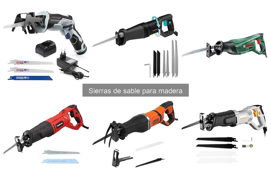 Mejores accesorios para sierras de sable en carpintería