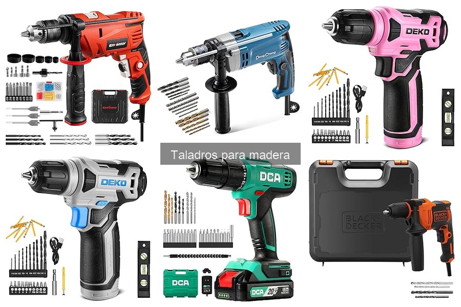 Mejores accesorios para taladros en trabajos de madera