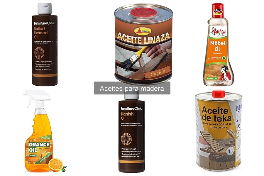 Mejores aceites para madera de muebles interiores