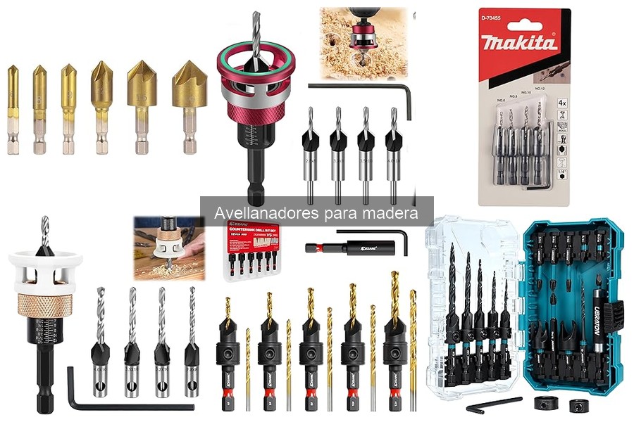 Mejores avellanadores para bricolaje en casa: comparativa
