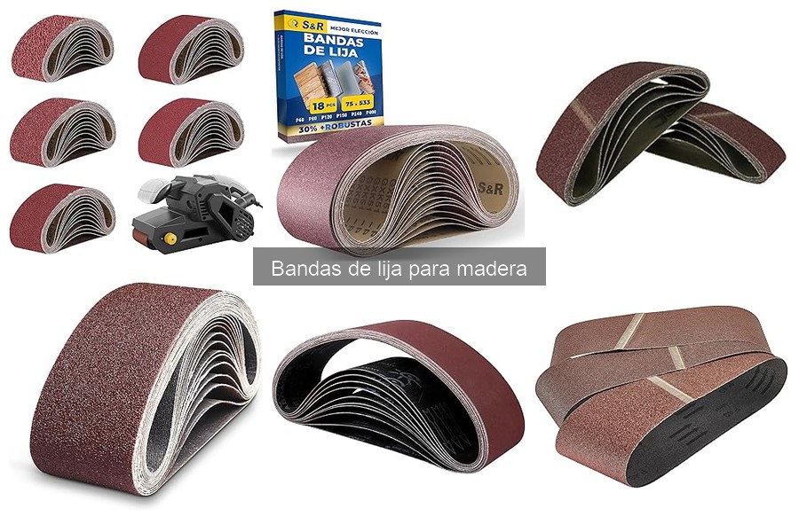 Mejores bandas de lija para madera: comparativa de expertos