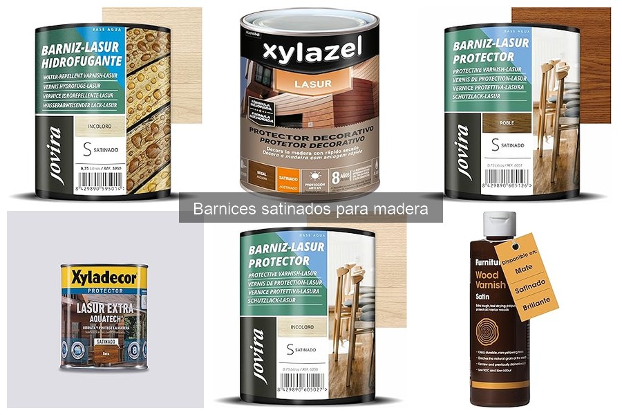 Mejores barnices satinados para muebles interiores: comparativa