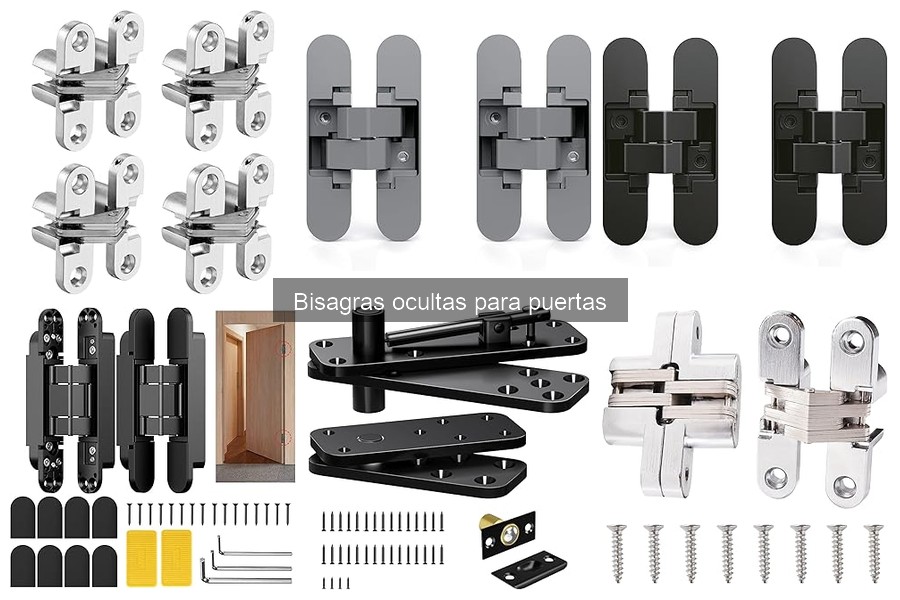 Mejores bisagras ocultas para puertas de madera: comparativa