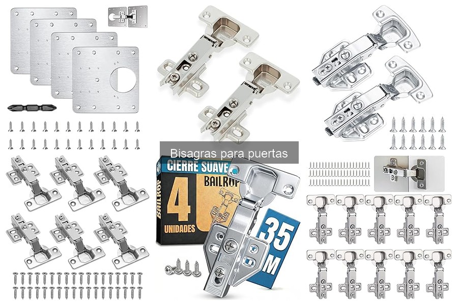 Mejores bisagras para puertas interiores: comparativa 2023