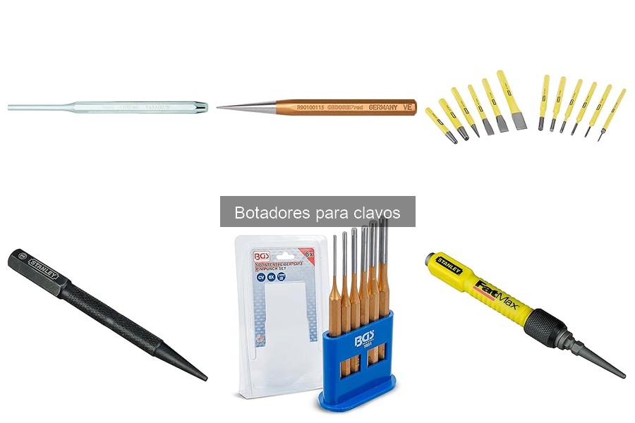 Mejores botadores para clavos: comparativa para bricolaje