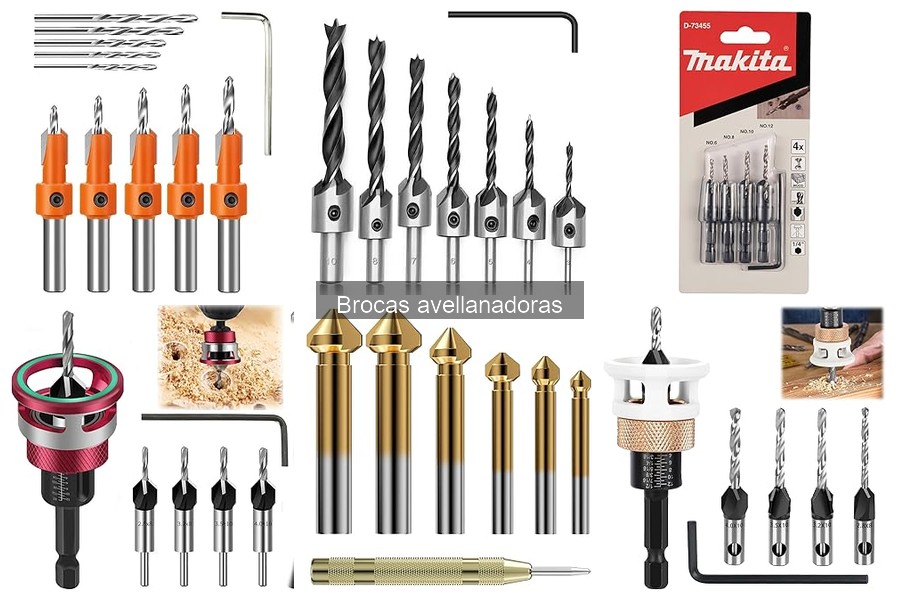 Mejores brocas avellanadoras para bricolaje en casa