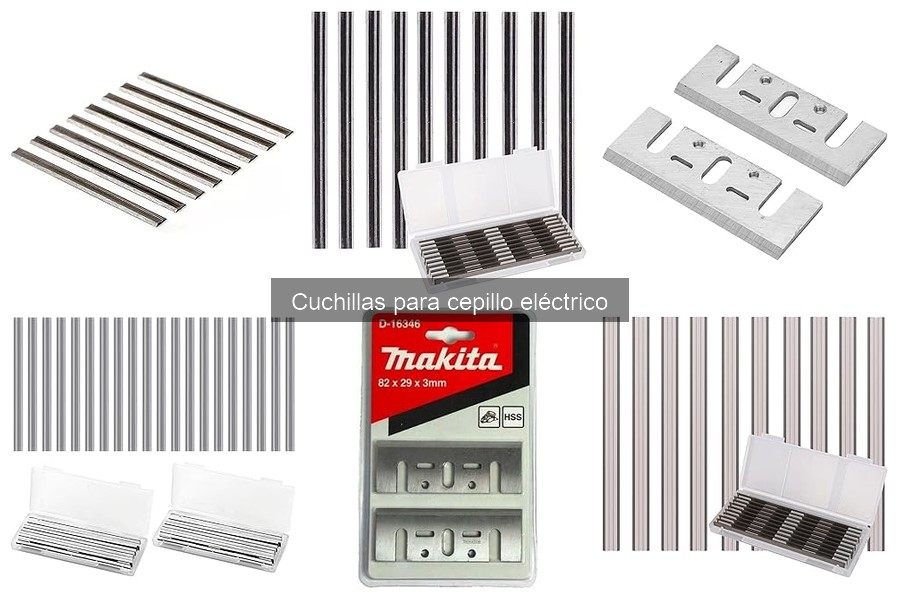 Mejores cuchillas para cepillo eléctrico para bricolaje