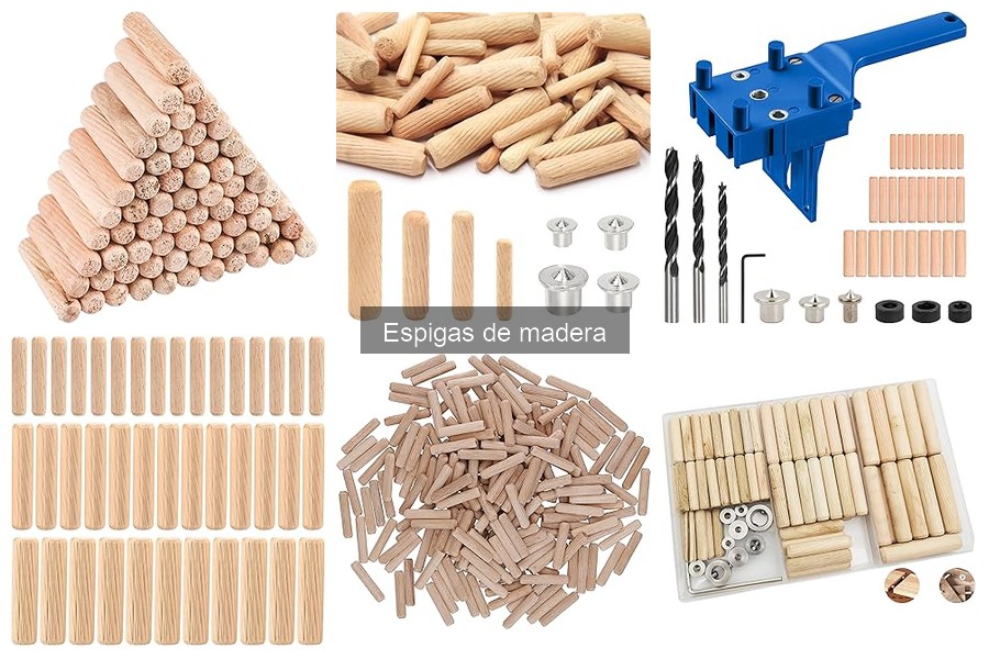 Mejores espigas de madera para carpintería en casa